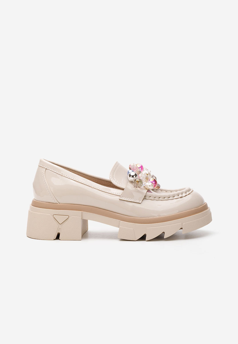 Loafers γυναικεια Lerina V4 μπεζ