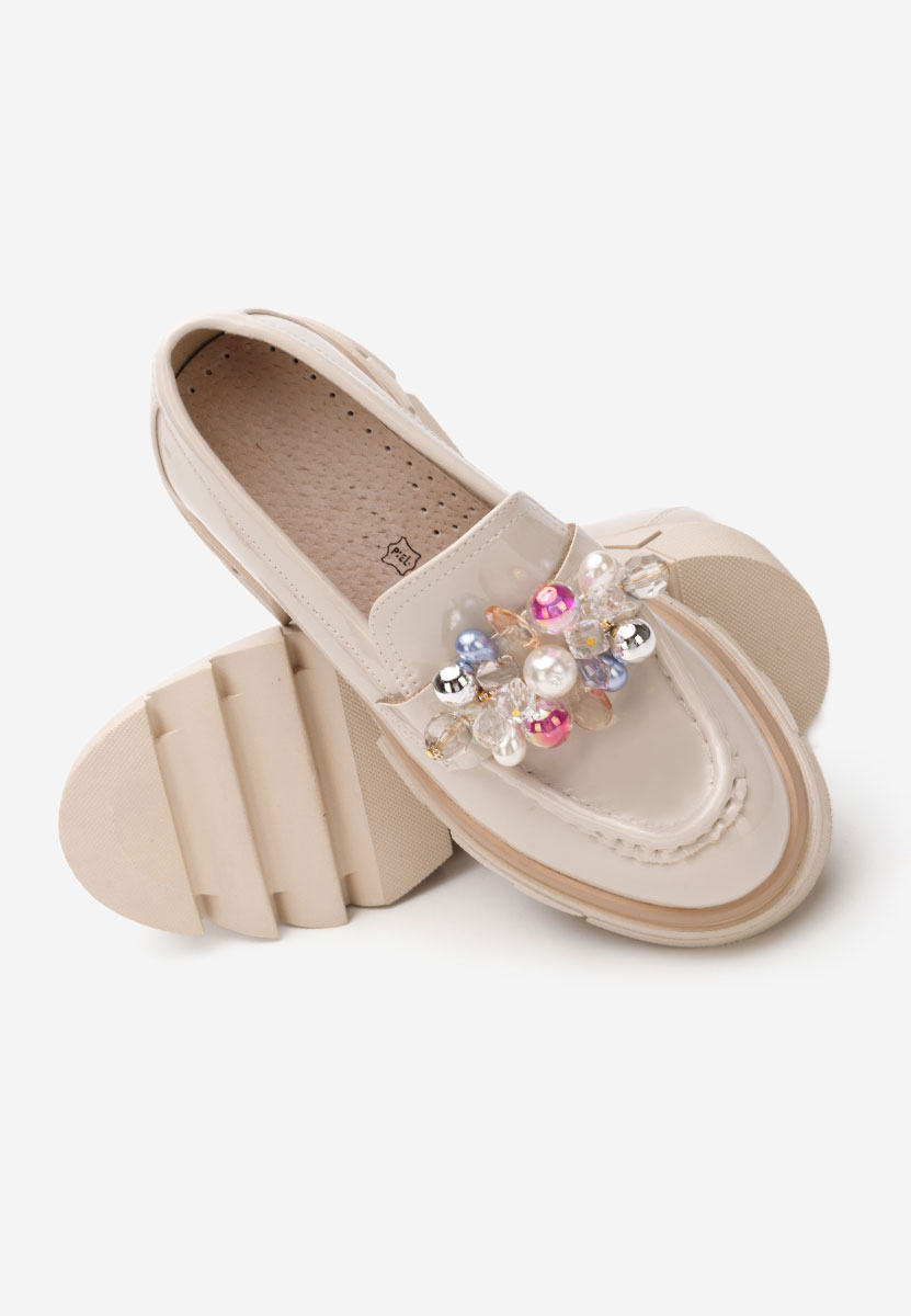 Loafers γυναικεια Lerina V4 μπεζ