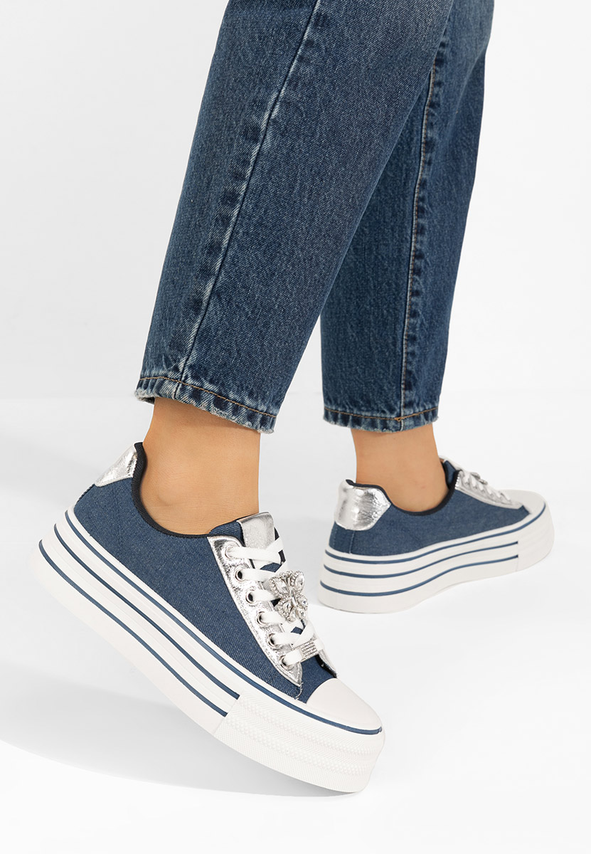 Γυναικεία sneakers Pamelia Τζιν