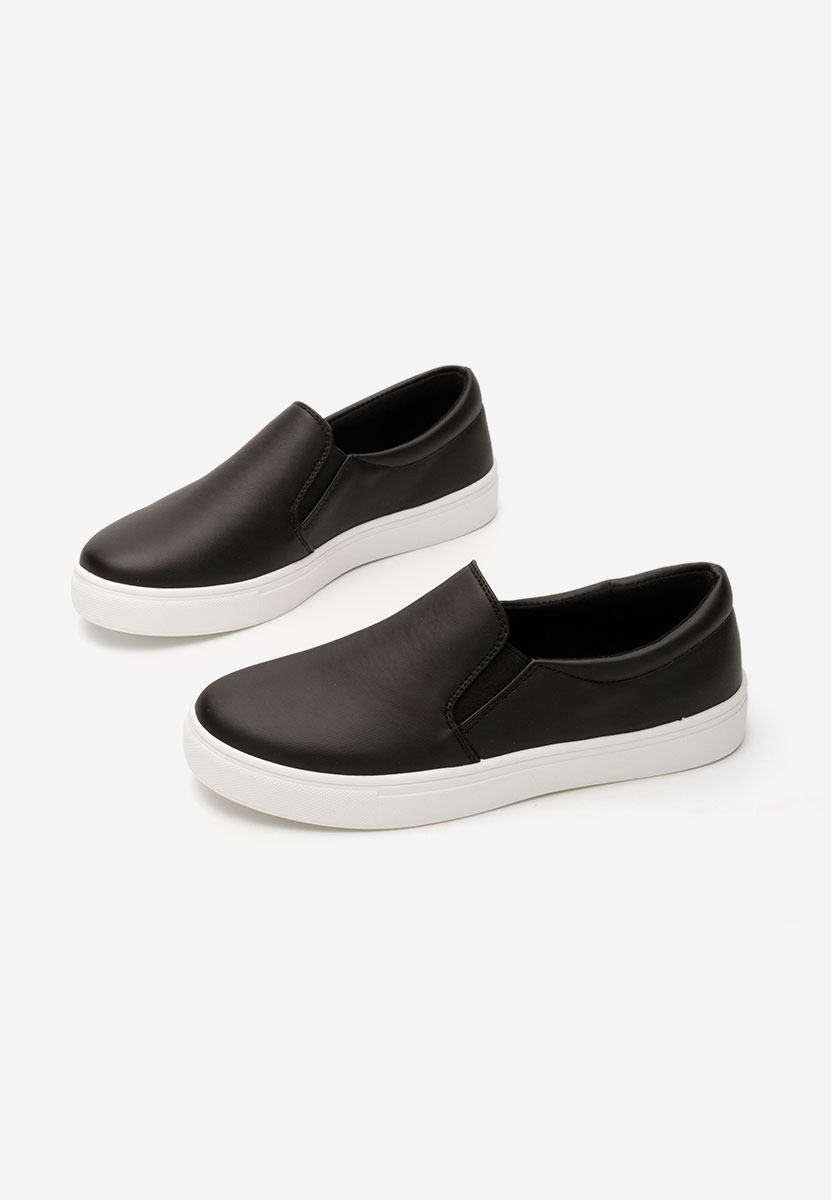 Γυναικεία Πάνινα Slip-On Karliana μαύρα