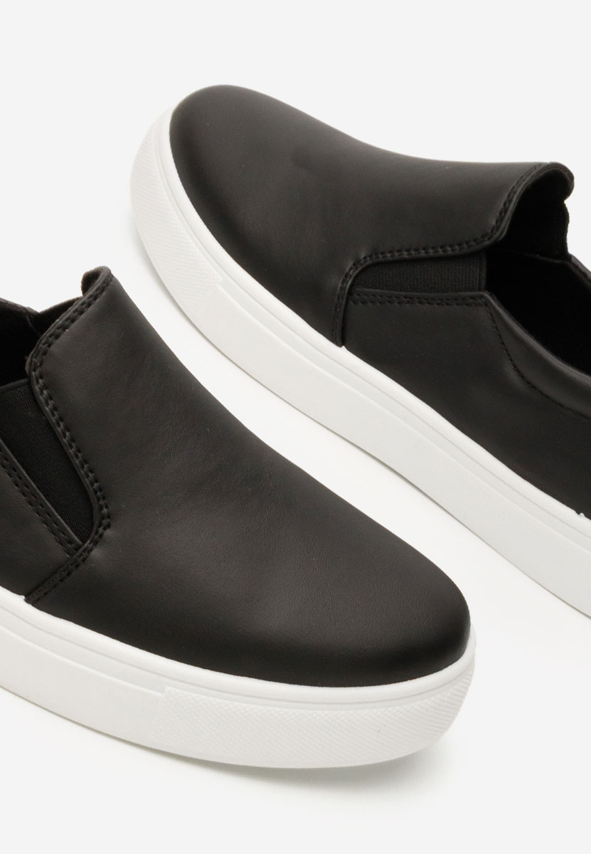 Γυναικεία Πάνινα Slip-On Karliana μαύρα