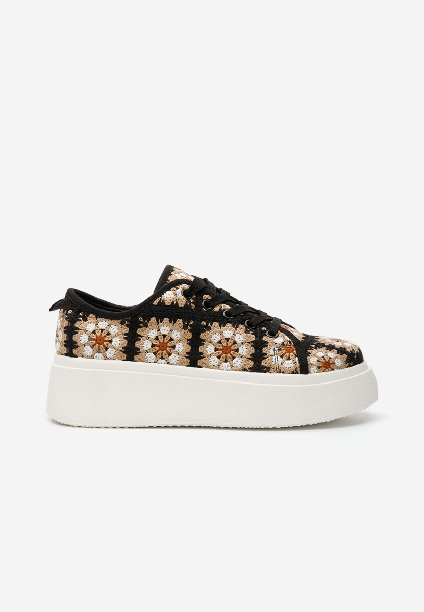 Sneakers με πλατφόρμα Maricruz μαύρα