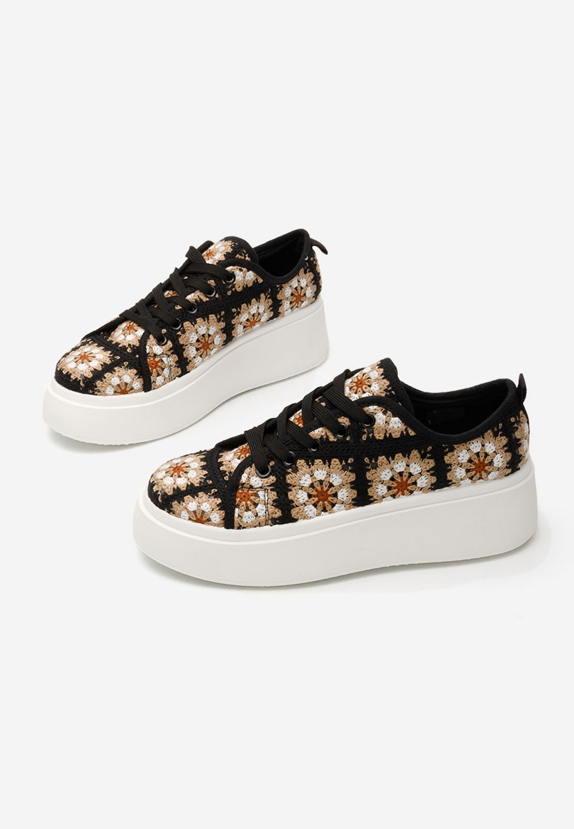 Sneakers με πλατφόρμα Maricruz μαύρα