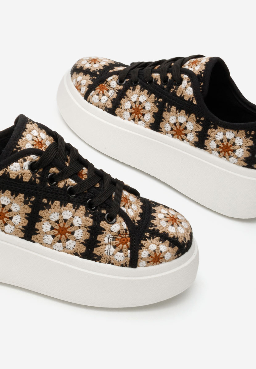 Sneakers με πλατφόρμα Maricruz μαύρα