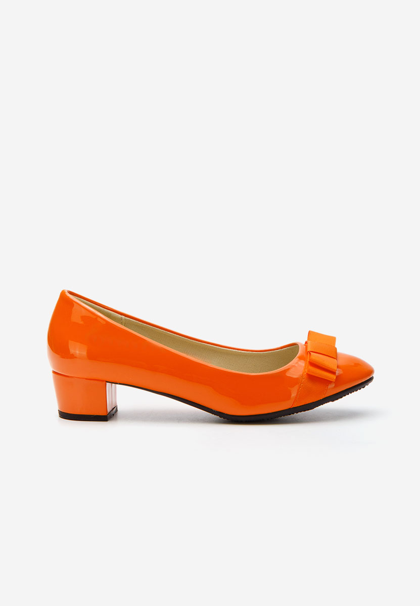 Γόβες με χαμηλό τακούνι Carasca V3 Πορτοκαλι