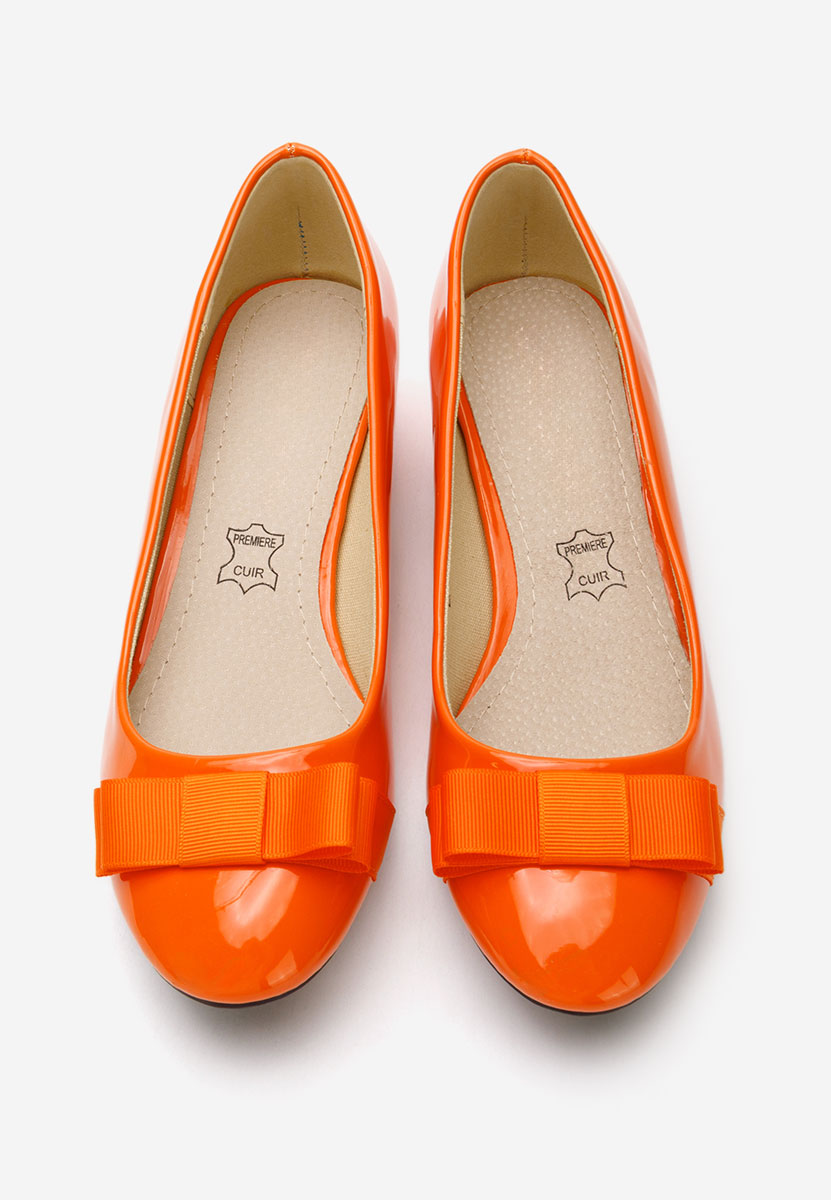 Γόβες με χαμηλό τακούνι Carasca V3 Πορτοκαλι