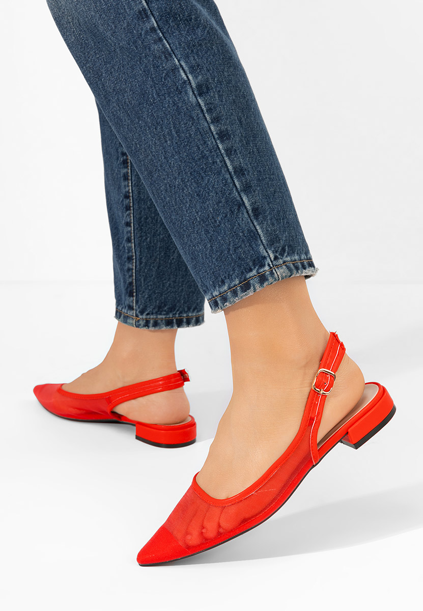 Γόβες slingback Margaryte κοκκινο