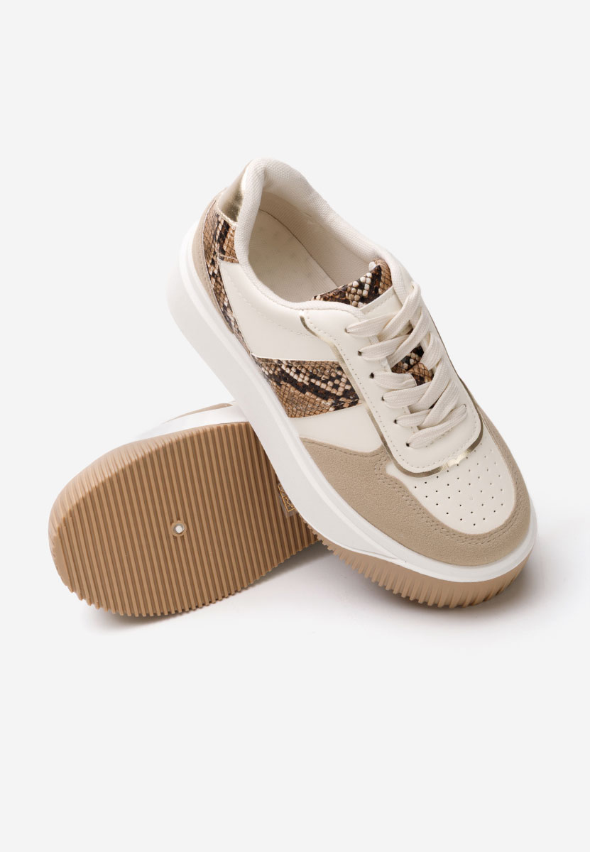 Sneakers με πλατφόρμα Selyana μπεζ