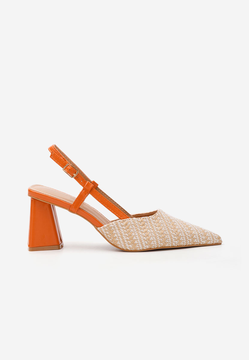 Γόβες slingback Monnyca V3 μπεζ