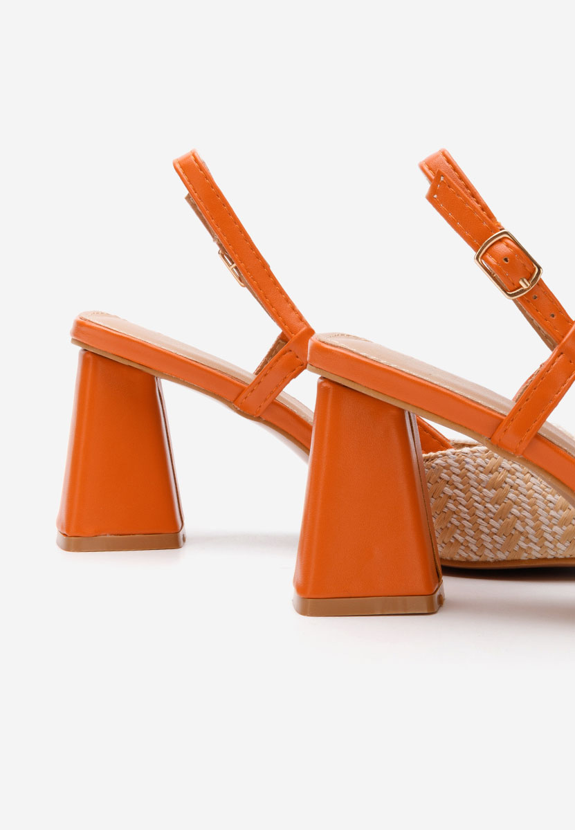 Γόβες slingback Monnyca V3 μπεζ