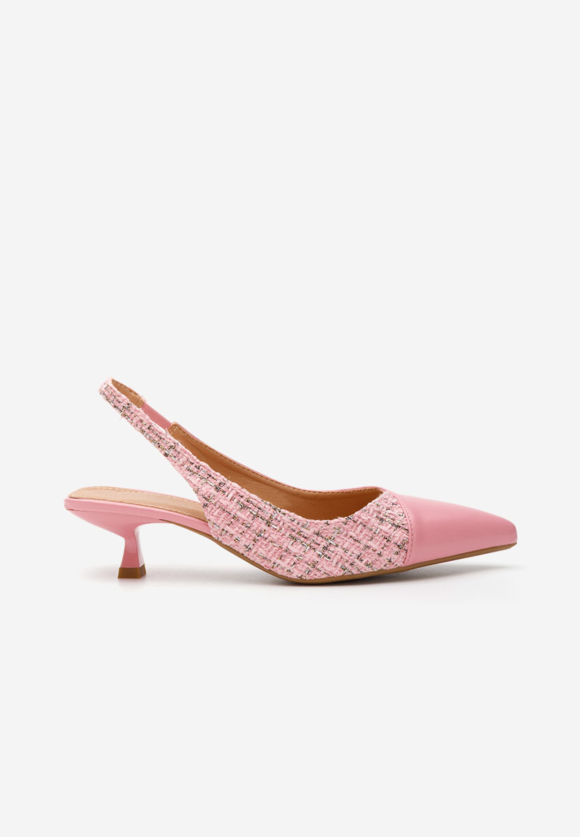 Γόβες slingback Danila ροζ