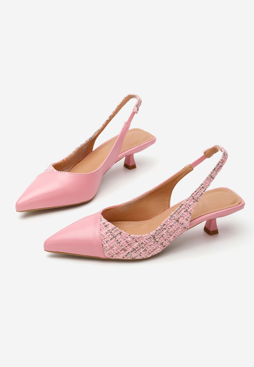 Γόβες slingback Danila ροζ