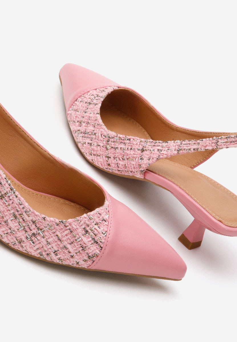 Γόβες slingback Danila ροζ