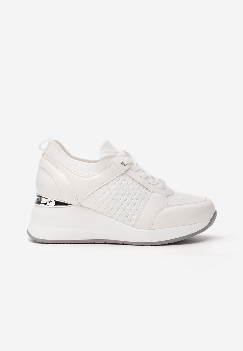 Sneakers με πλατφόρμα Ellsa V2 λευκά