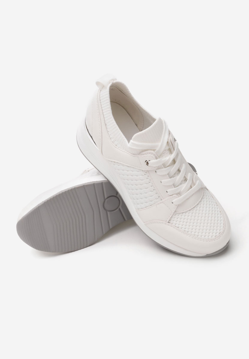 Sneakers με πλατφόρμα Ellsa V2 λευκά