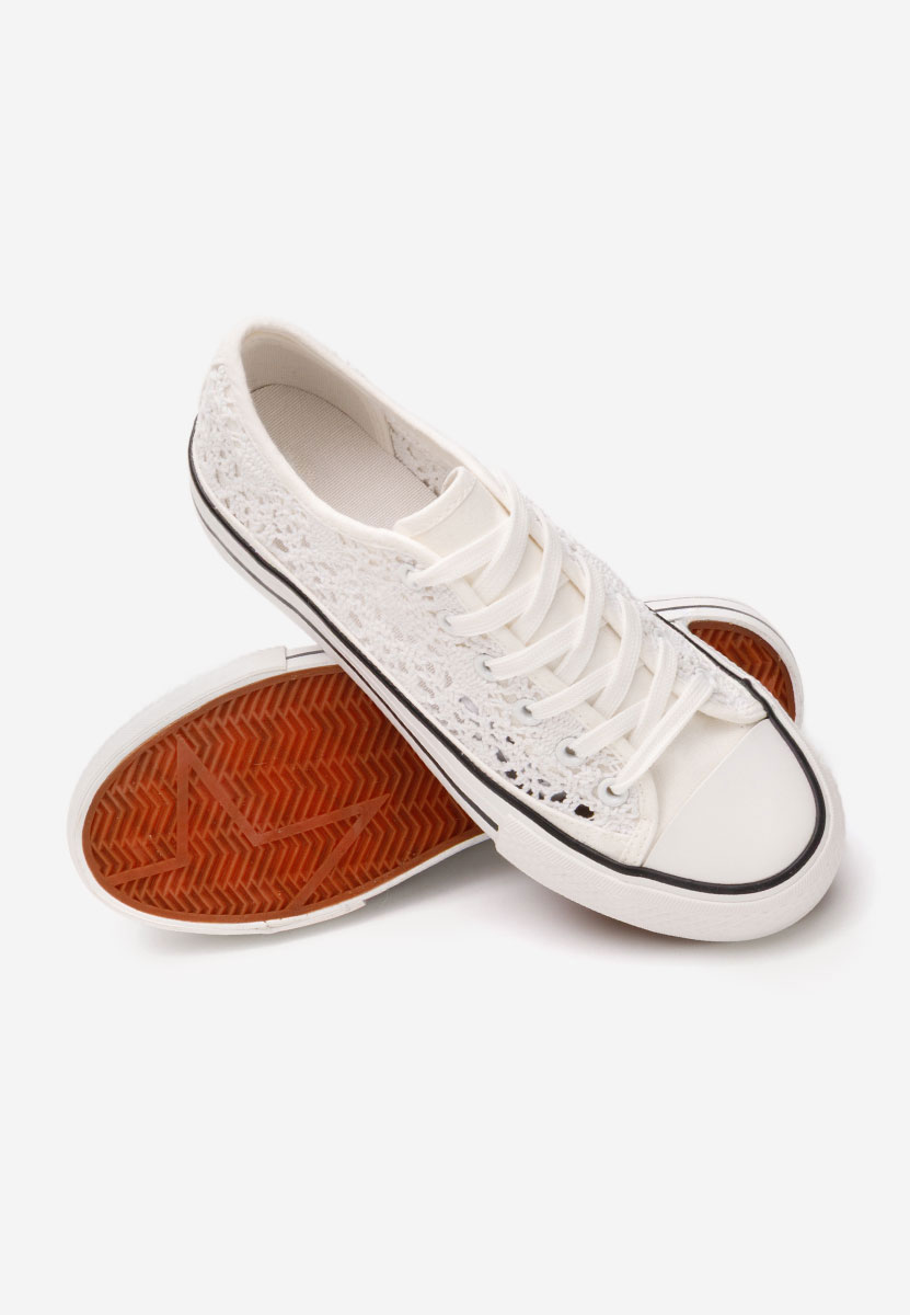 Γυναικεία sneakers Mylanaca λευκά