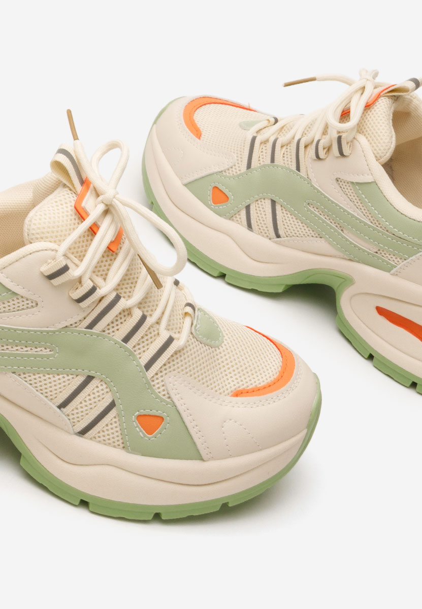 Sneakers με πλατφόρμα Jenniffer πρασινο