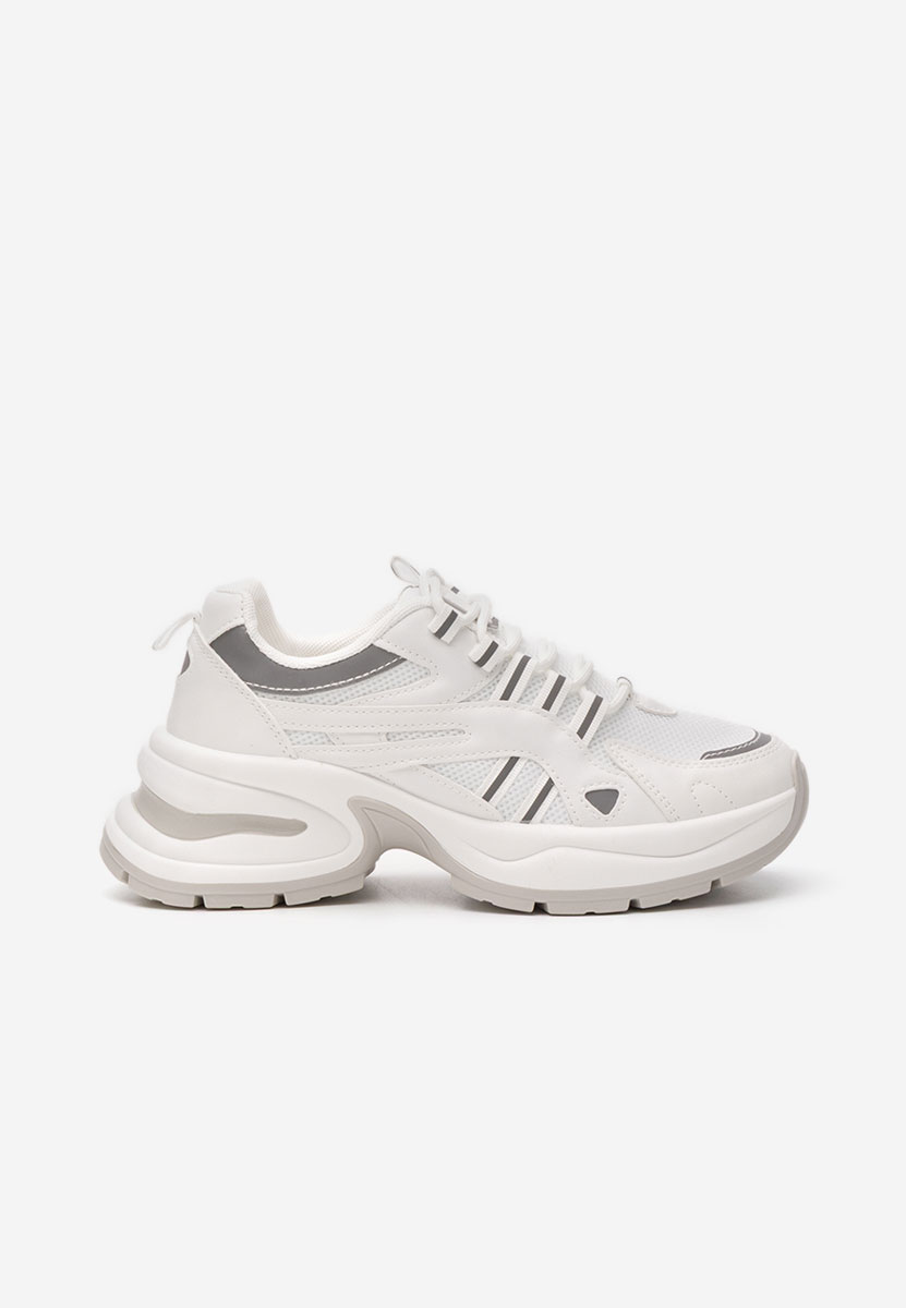 Sneakers με πλατφόρμα Jenniffer λευκά