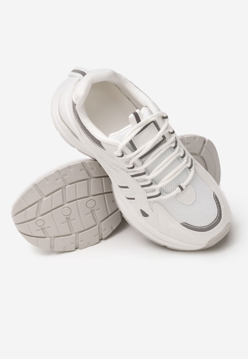 Sneakers με πλατφόρμα Jenniffer λευκά