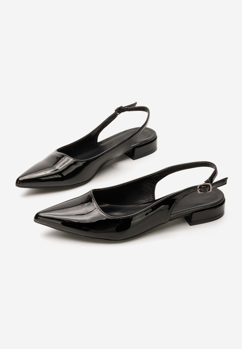 Γόβες slingback Danya μαύρα