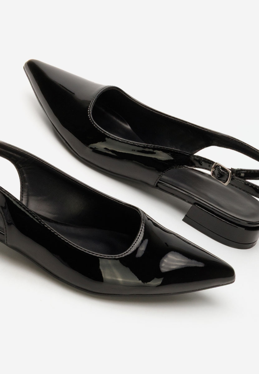 Γόβες slingback Danya μαύρα