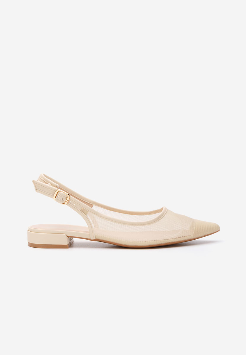 Γόβες slingback Margaryte μπεζ