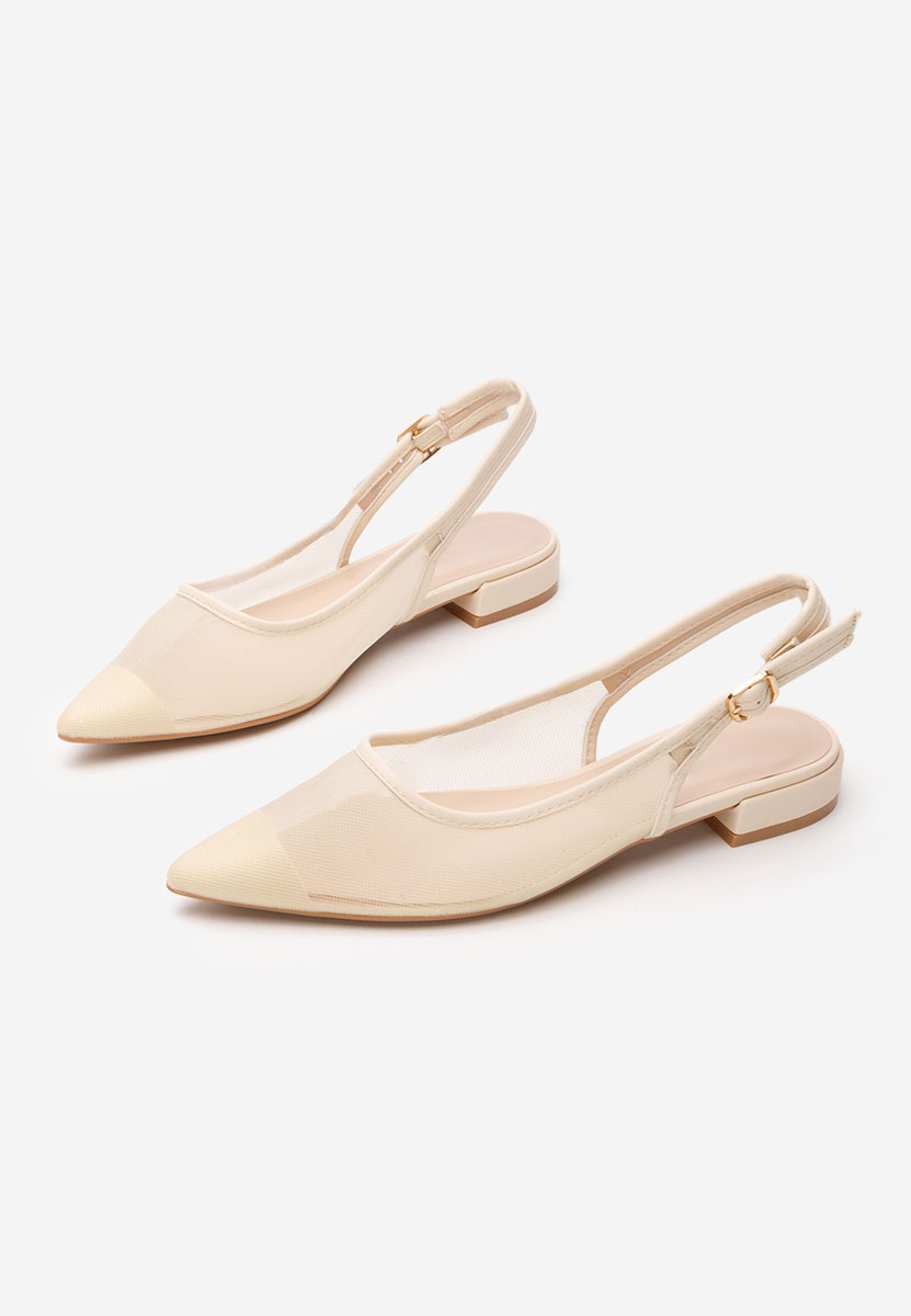 Γόβες slingback Margaryte μπεζ