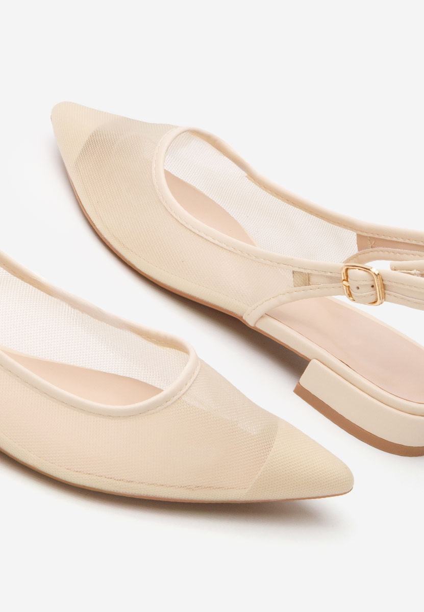 Γόβες slingback Margaryte μπεζ