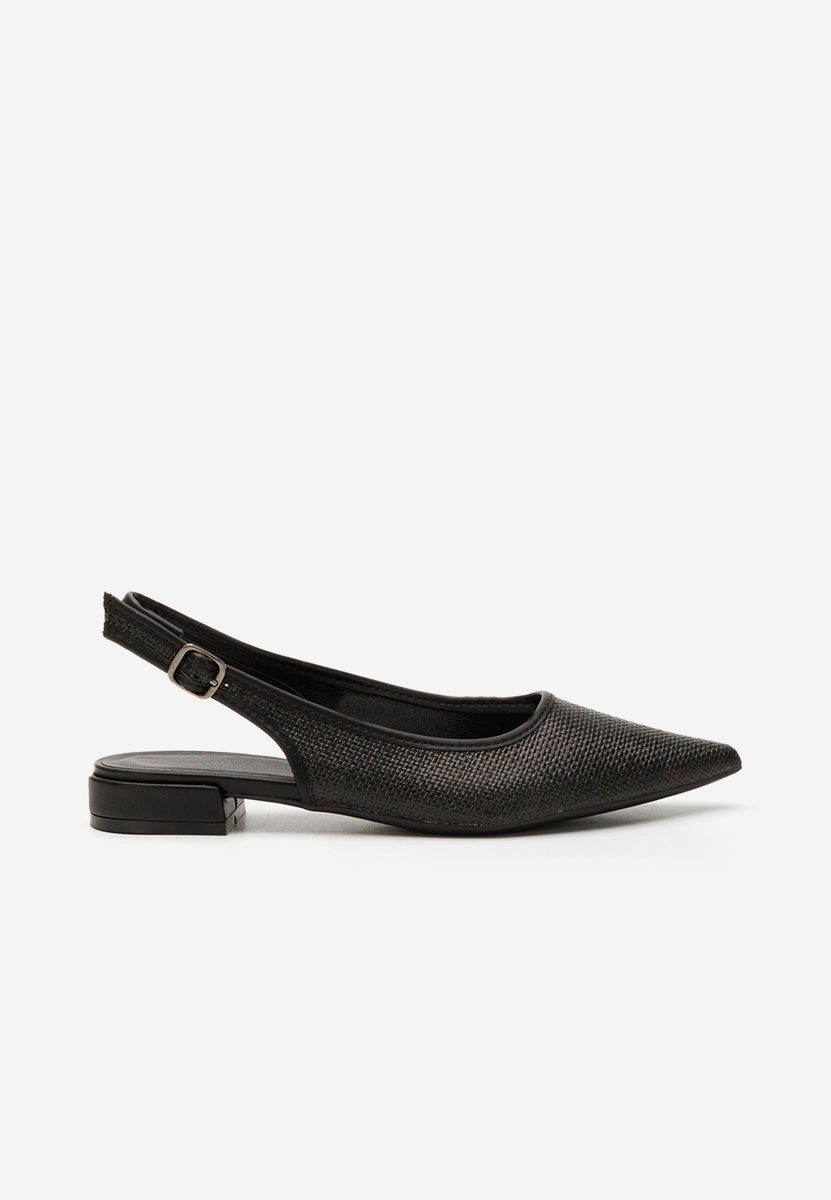 Γόβες slingback Kattina μαύρα
