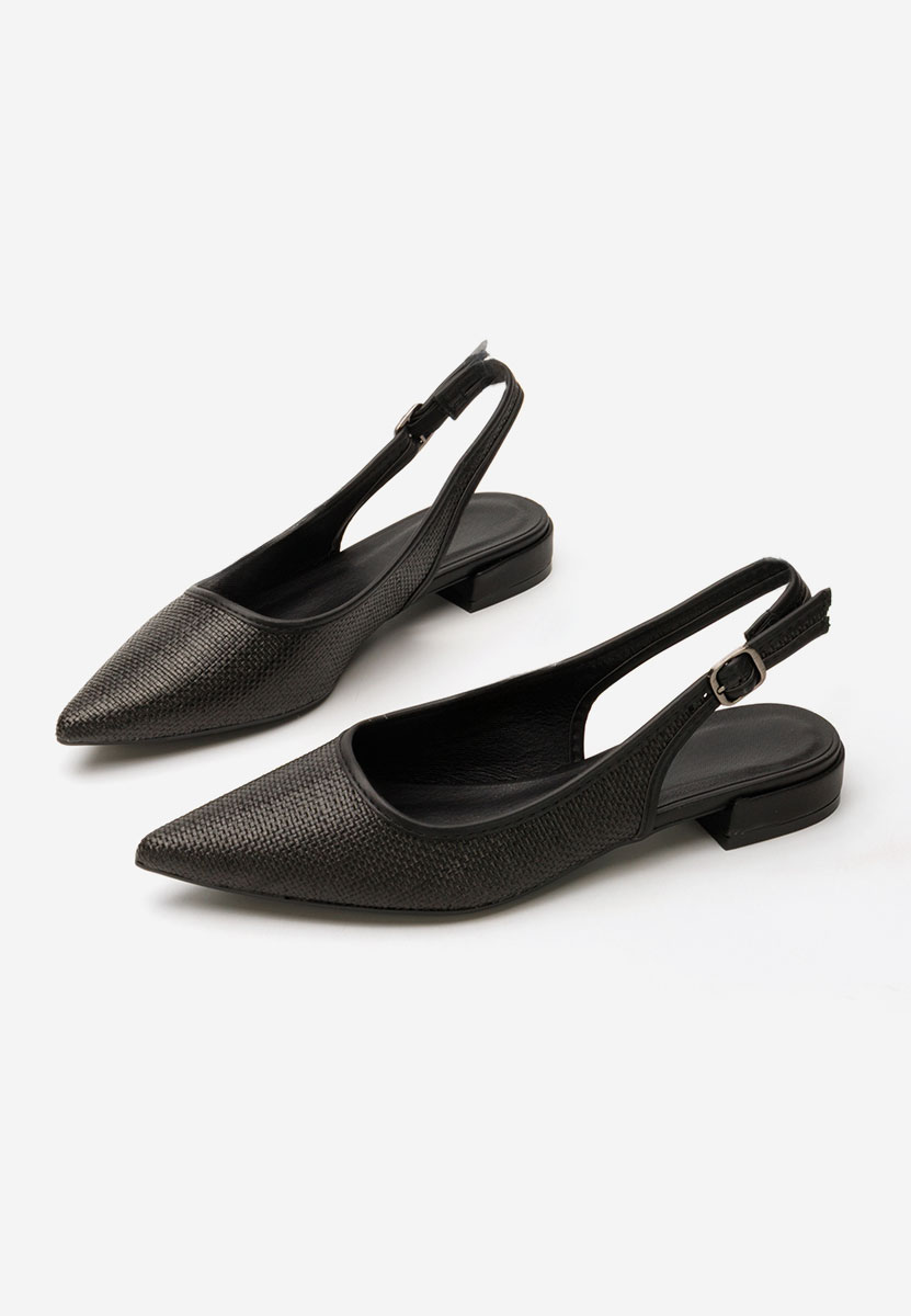 Γόβες slingback Kattina μαύρα