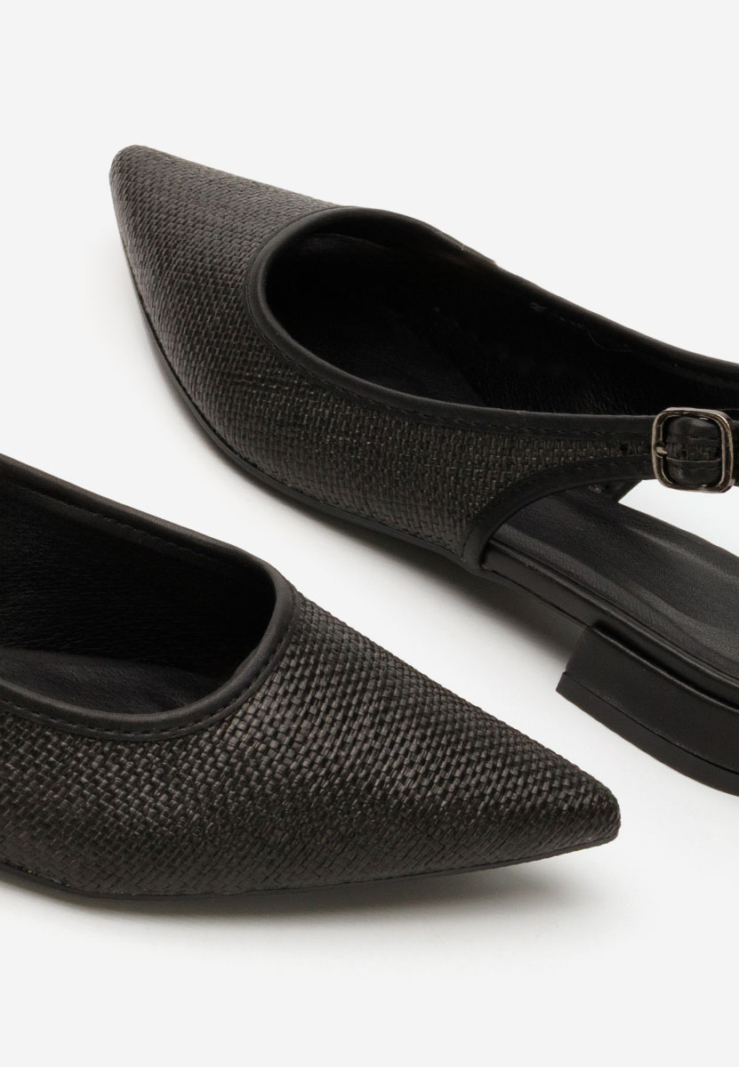 Γόβες slingback Kattina μαύρα