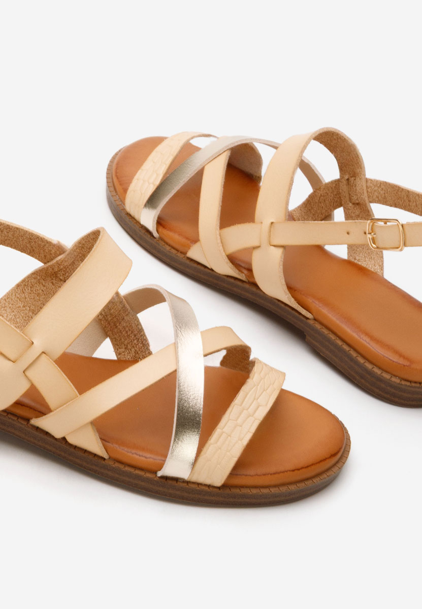 Γυναικεία σανδάλια Zilky μπεζ