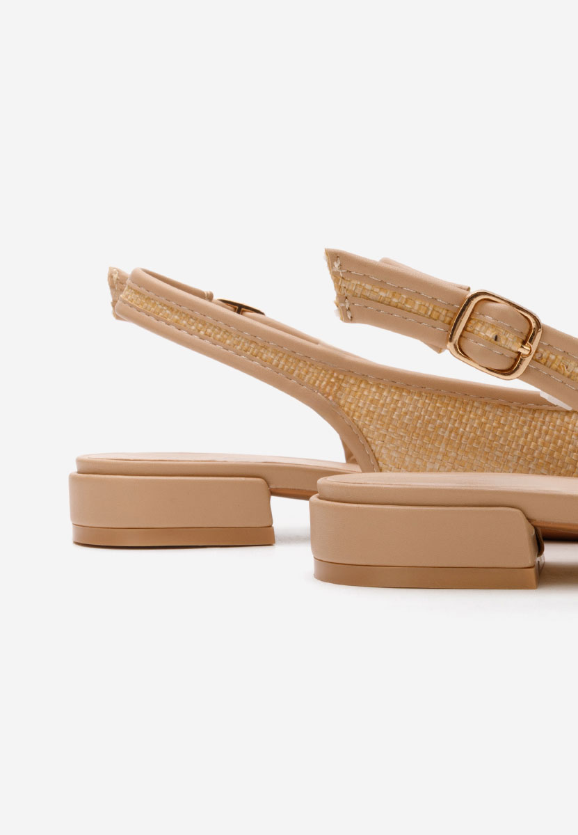 Γόβες slingback Kattina χακι