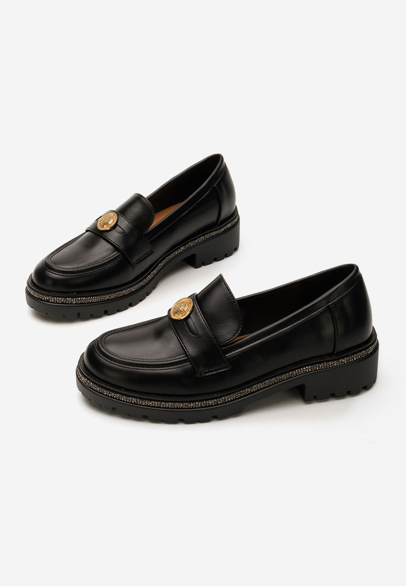 Loafers γυναικεια Sharyana μαύρα