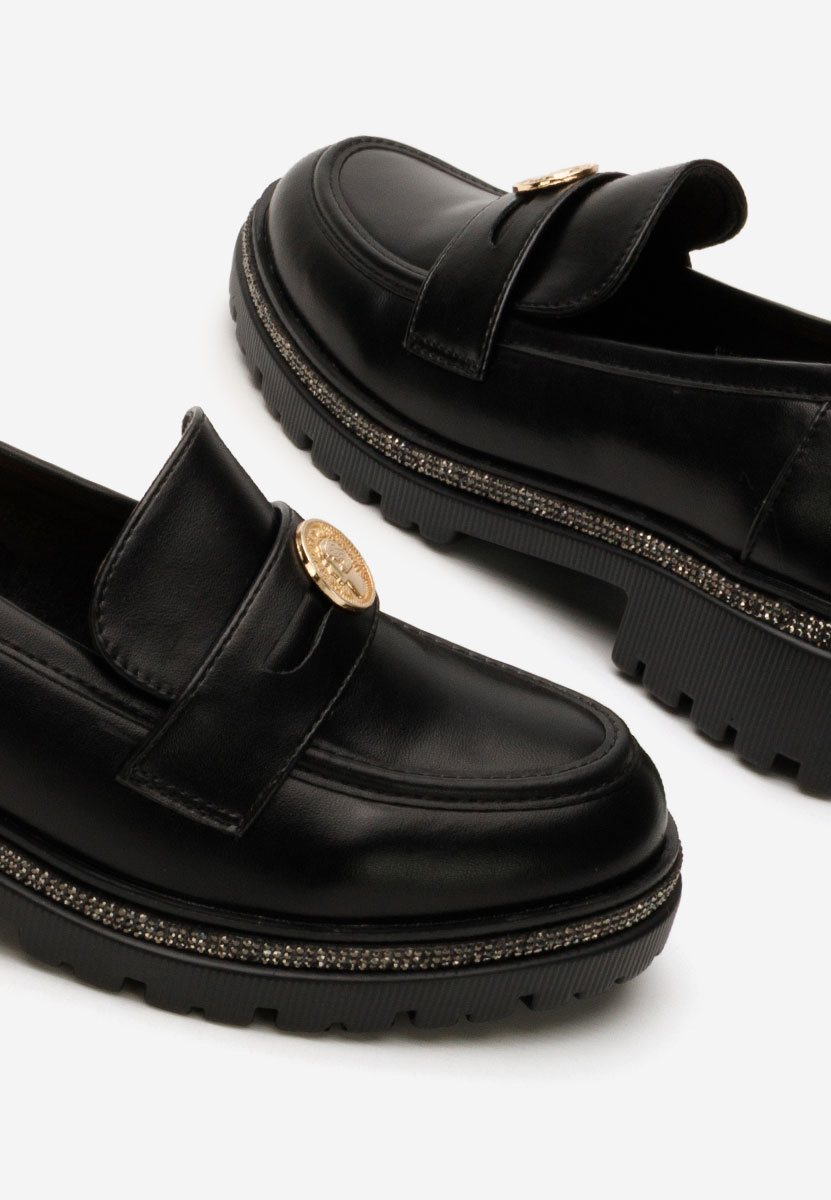 Loafers γυναικεια Sharyana μαύρα