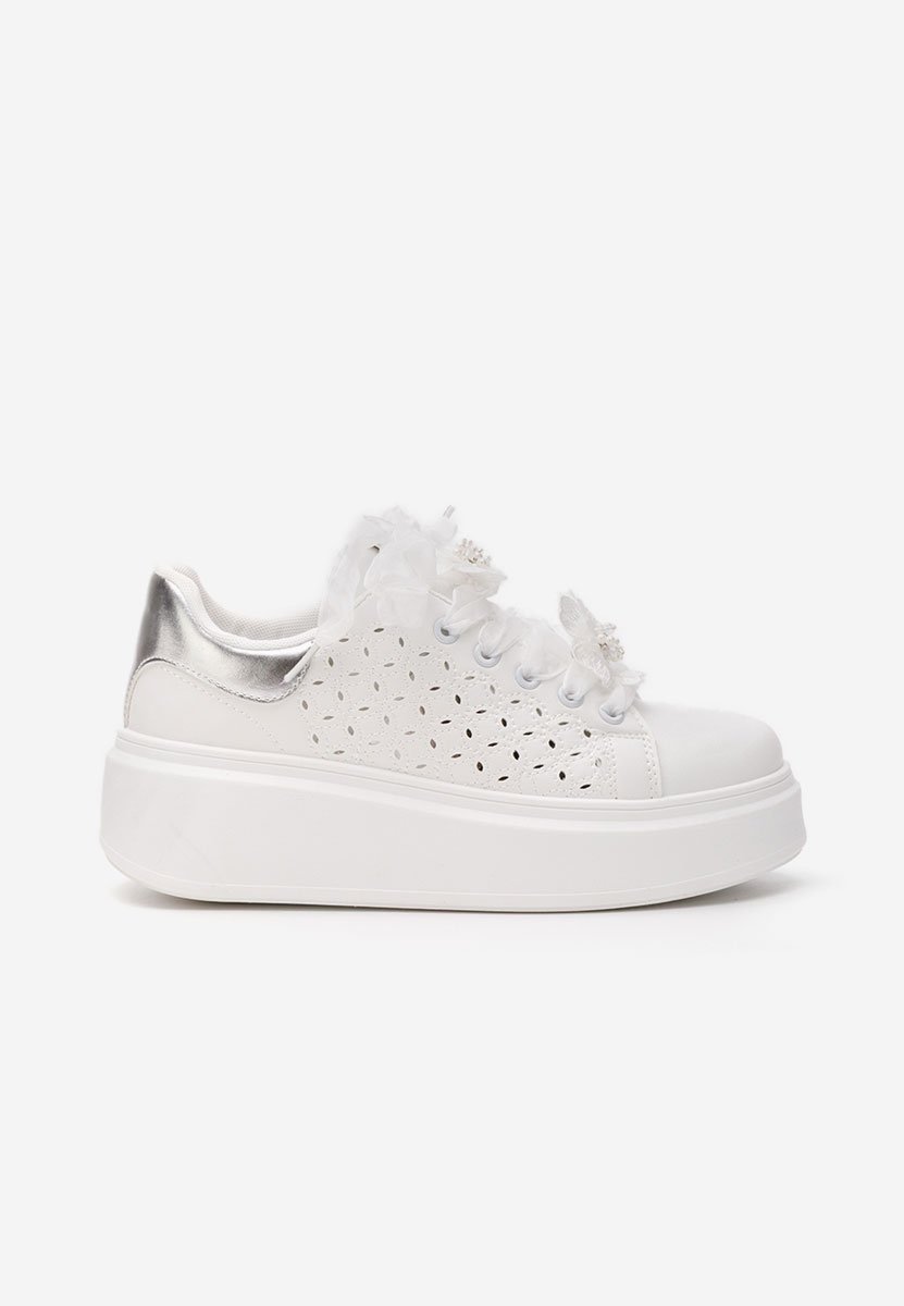 Sneakers με πλατφόρμα Lera V2 λευκά