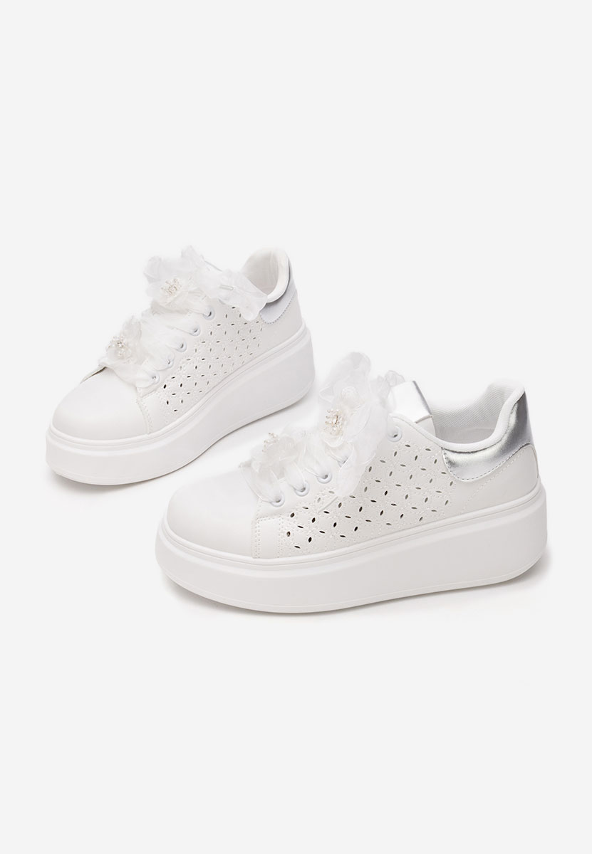 Sneakers με πλατφόρμα Lera V2 λευκά