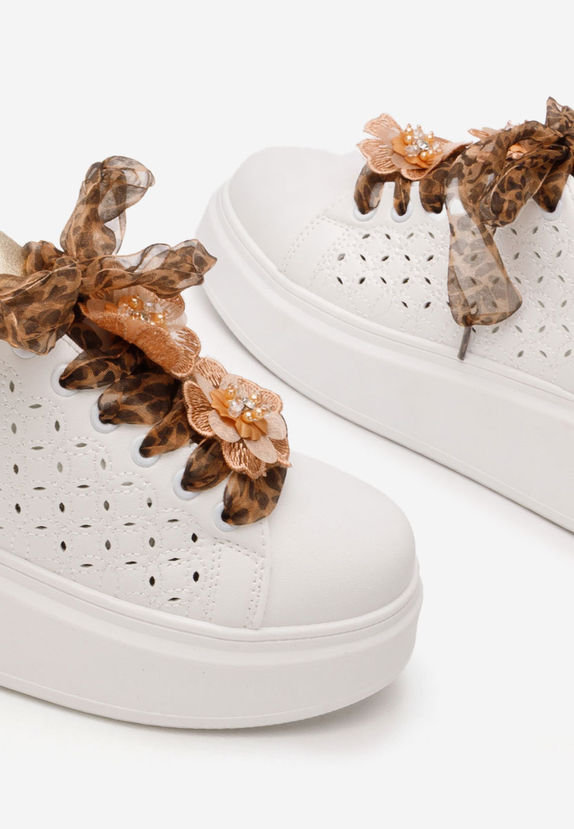 Sneakers με πλατφόρμα Lera λεοπαρ