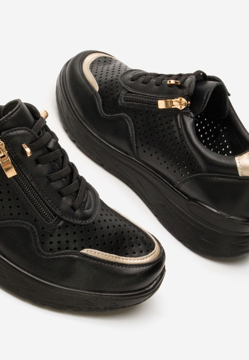 Sneakers γυναικεια Vernisa μαύρα