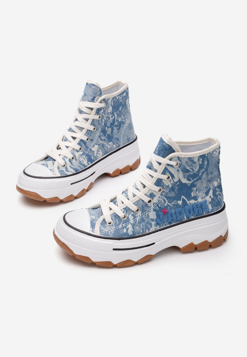Γυναικεία sneakers αστραγάλο Jadoris μπλε