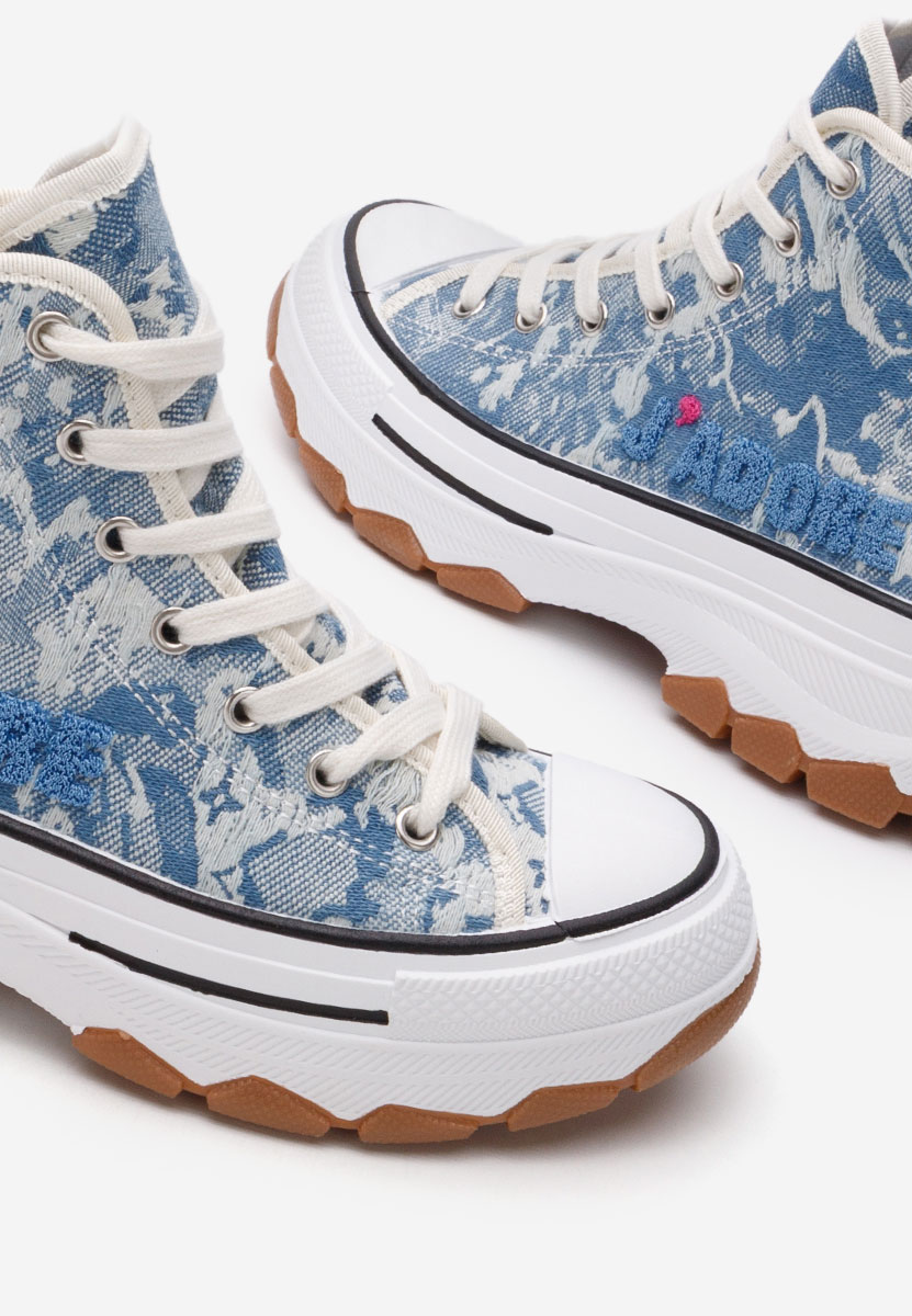 Γυναικεία sneakers αστραγάλο Jadoris μπλε