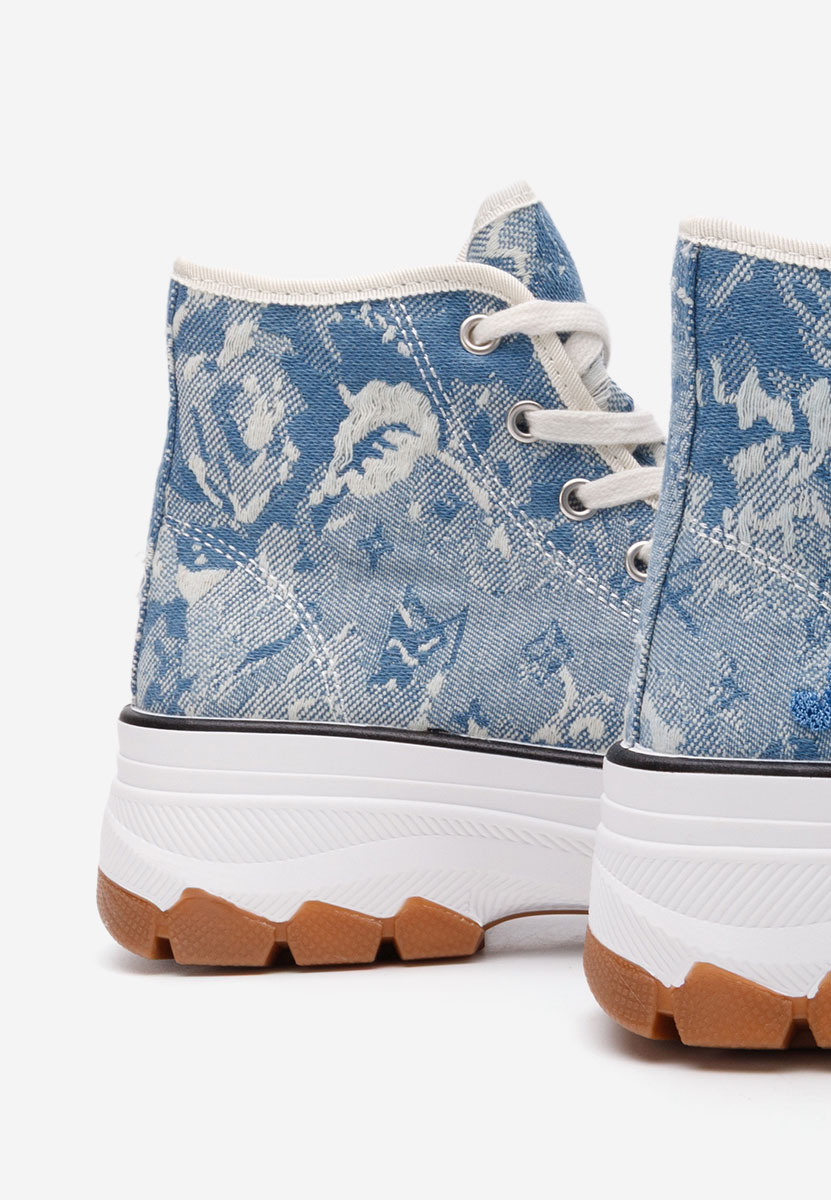 Γυναικεία sneakers αστραγάλο Jadoris μπλε