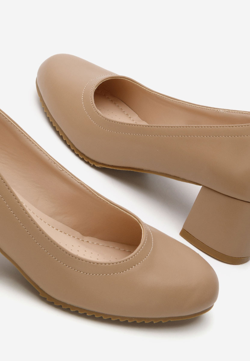 Γόβες χαμηλέσ Zinia χακι