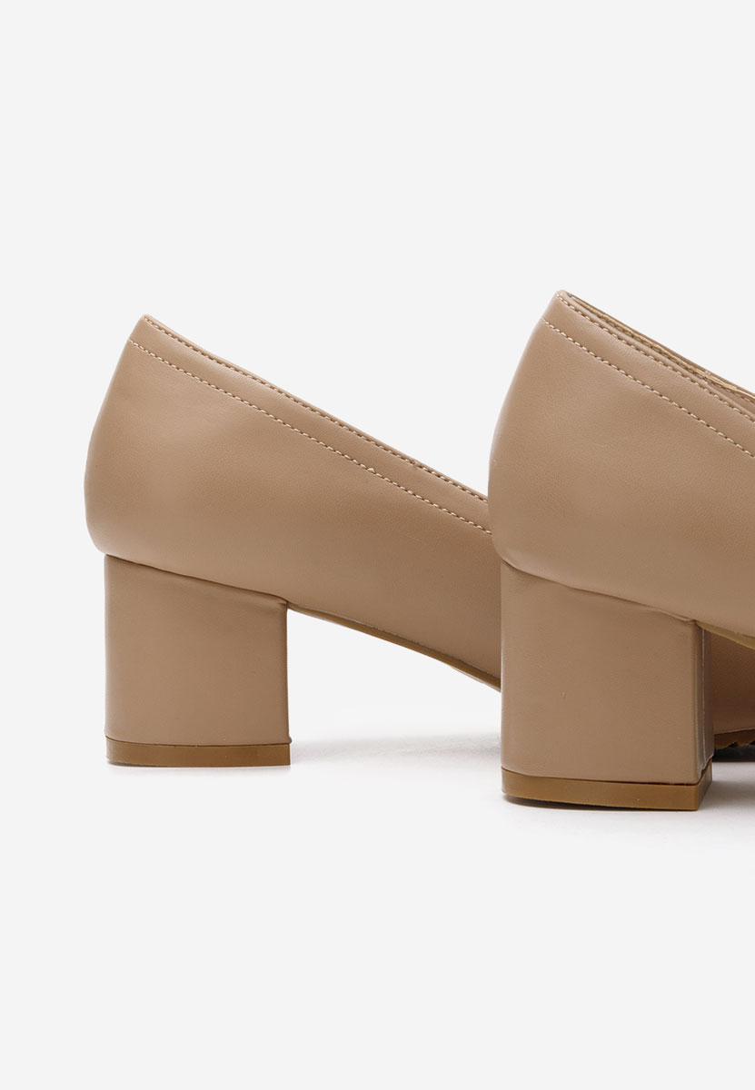 Γόβες χαμηλέσ Zinia χακι