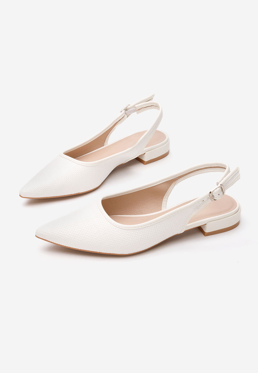 Γόβες slingback Kattina λευκά