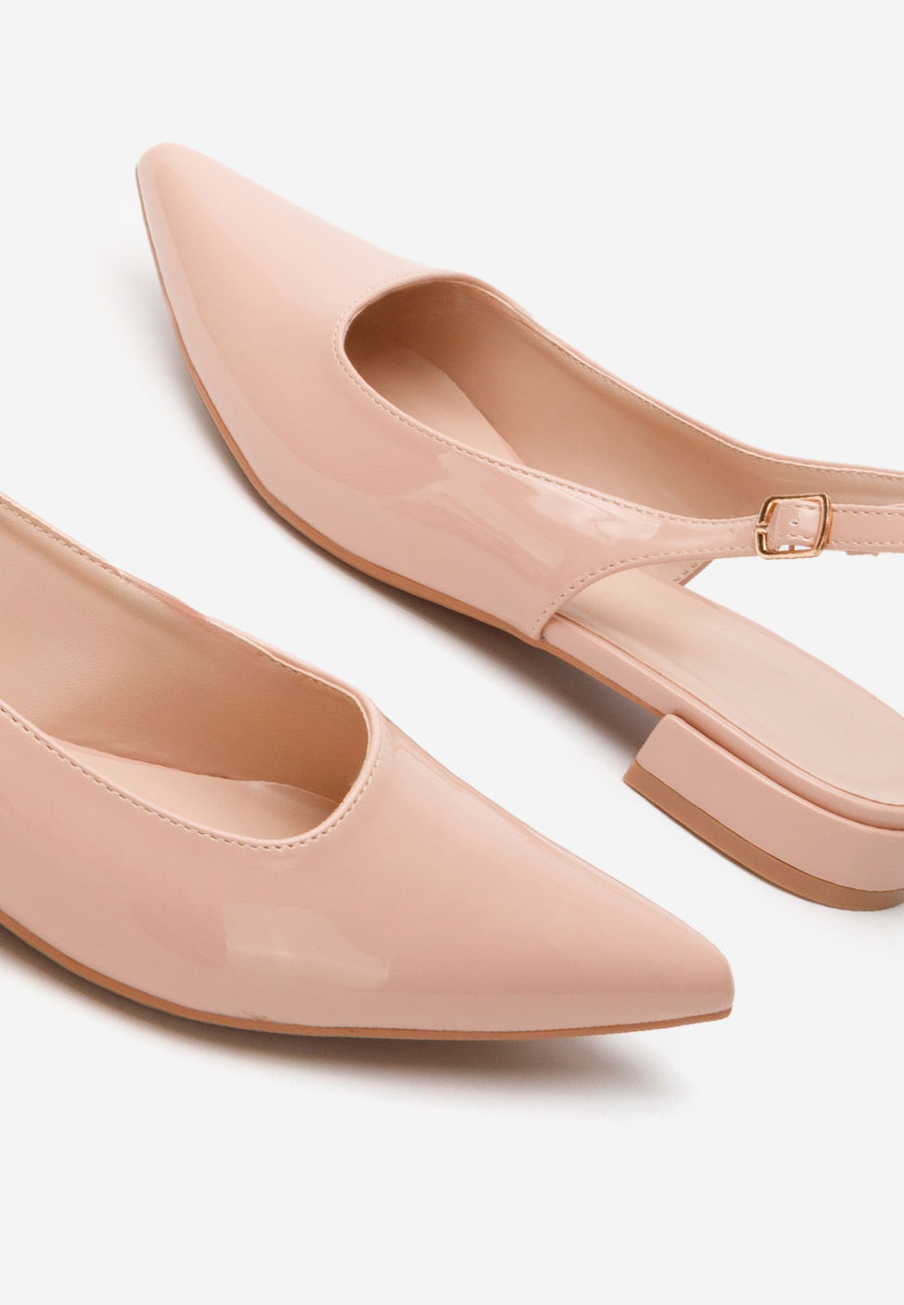 Γόβες slingback Danya μπεζ