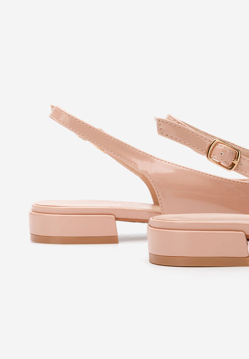 Γόβες slingback Danya μπεζ