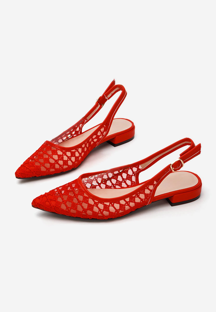 Γόβες slingback Alysya κοκκινο