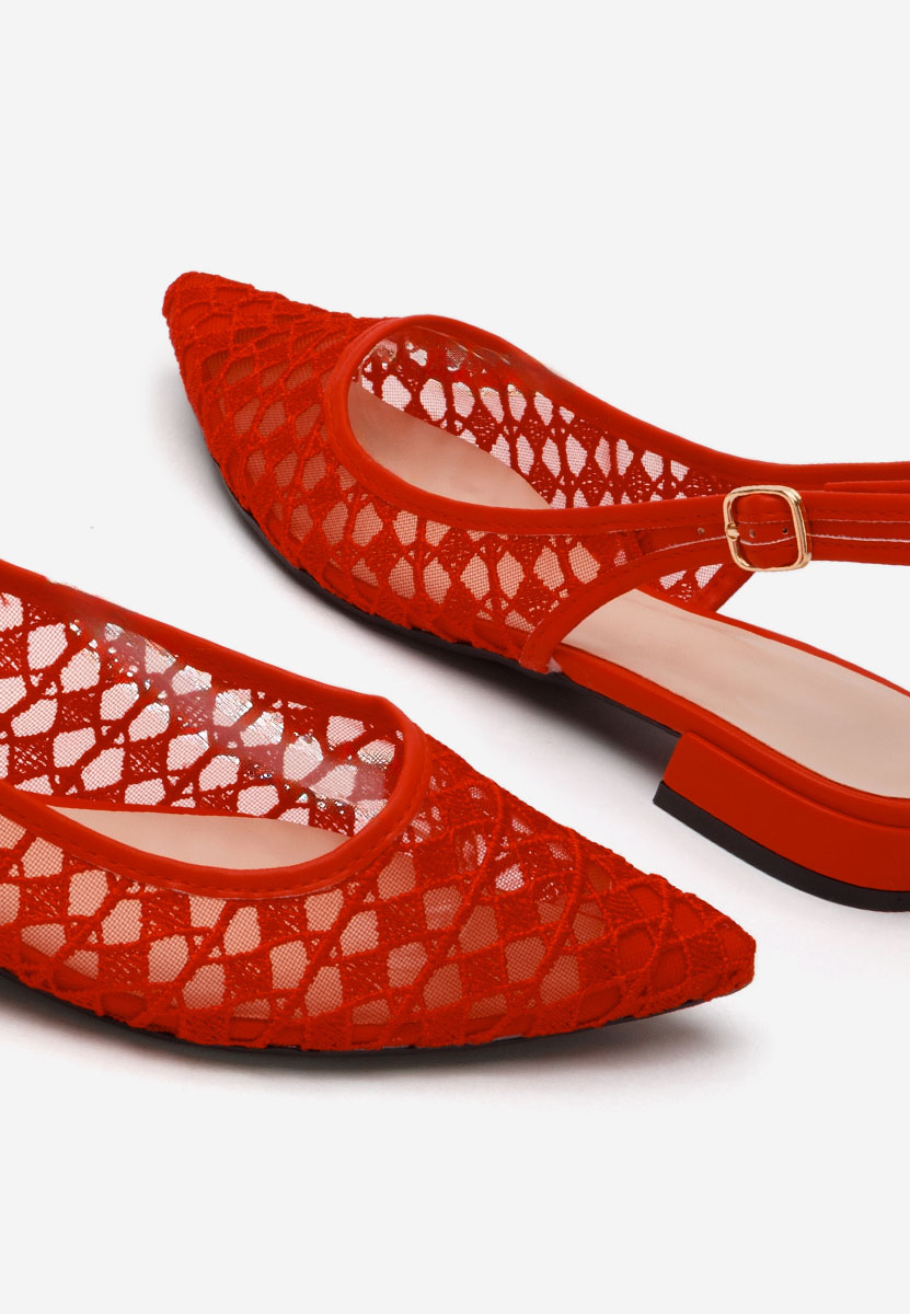 Γόβες slingback Alysya κοκκινο