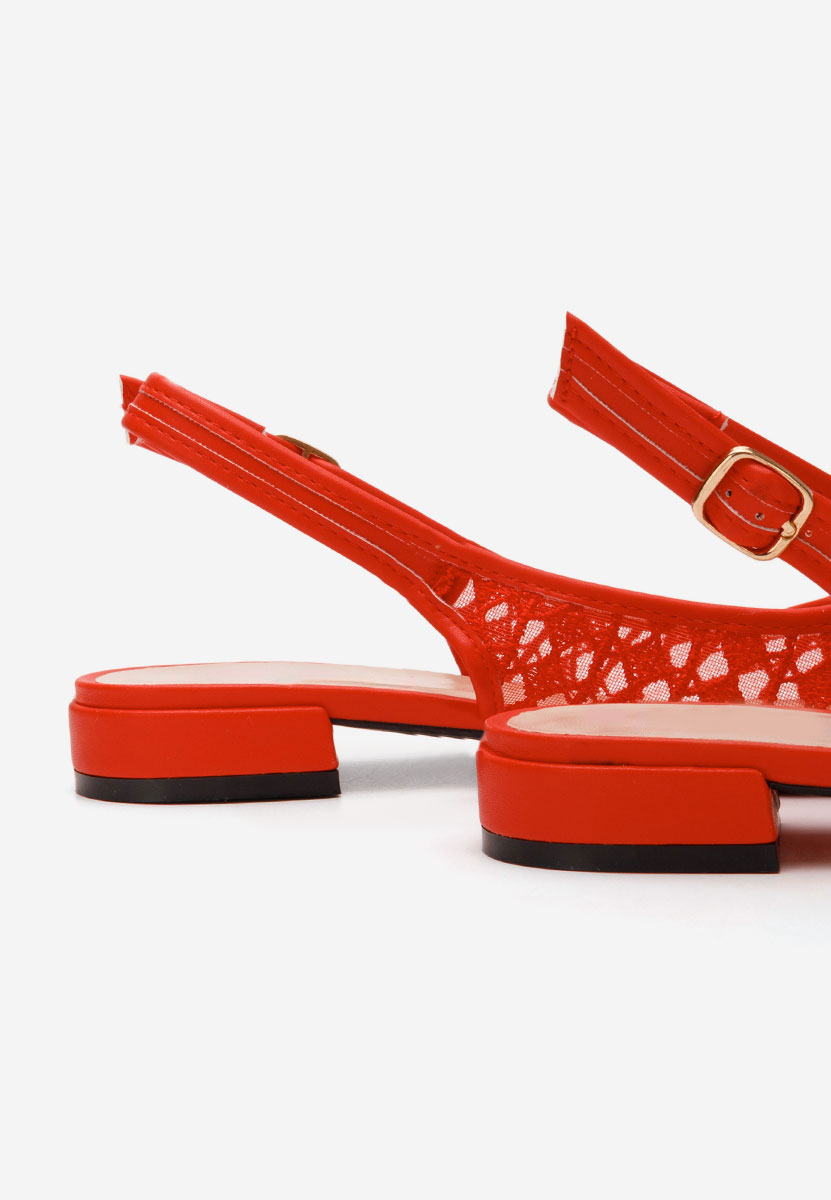 Γόβες slingback Alysya κοκκινο